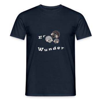 Erschafe Wunder - Männer T-Shirt - Navy - Vorne - AI Model Male 178 light (178cm)