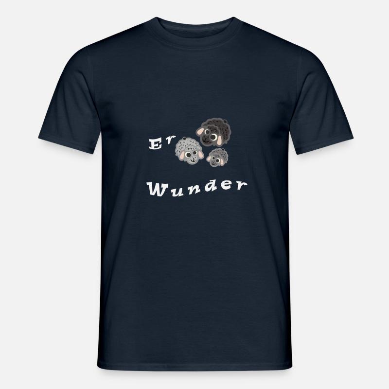 Erschafe Wunder - Männer T-Shirt - Navy