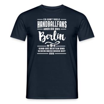 Handball Berlin - Männer T-Shirt - Navy - Vorne - AI Model Male 178 light (178cm)