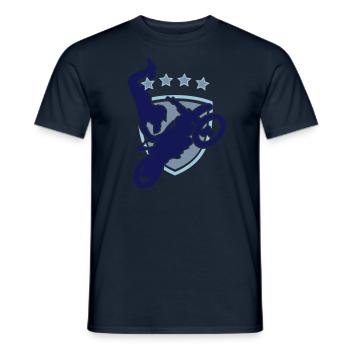 stunt - Männer T-Shirt - Navy - Vorne - AI Model Male 178 light (178cm)
