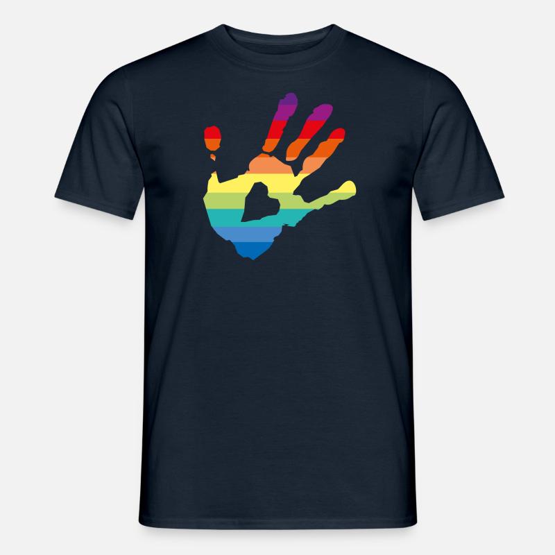 pride - pace - Männer T-Shirt - Navy