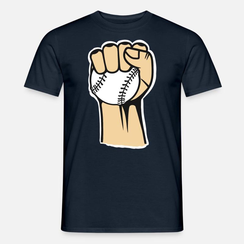 Baseball - Männer T-Shirt - Navy