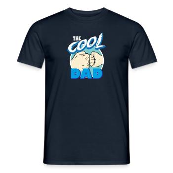 The Cool Dad - Men's T-Shirt - navy - Front - AI Model Male 178 light (178cm)