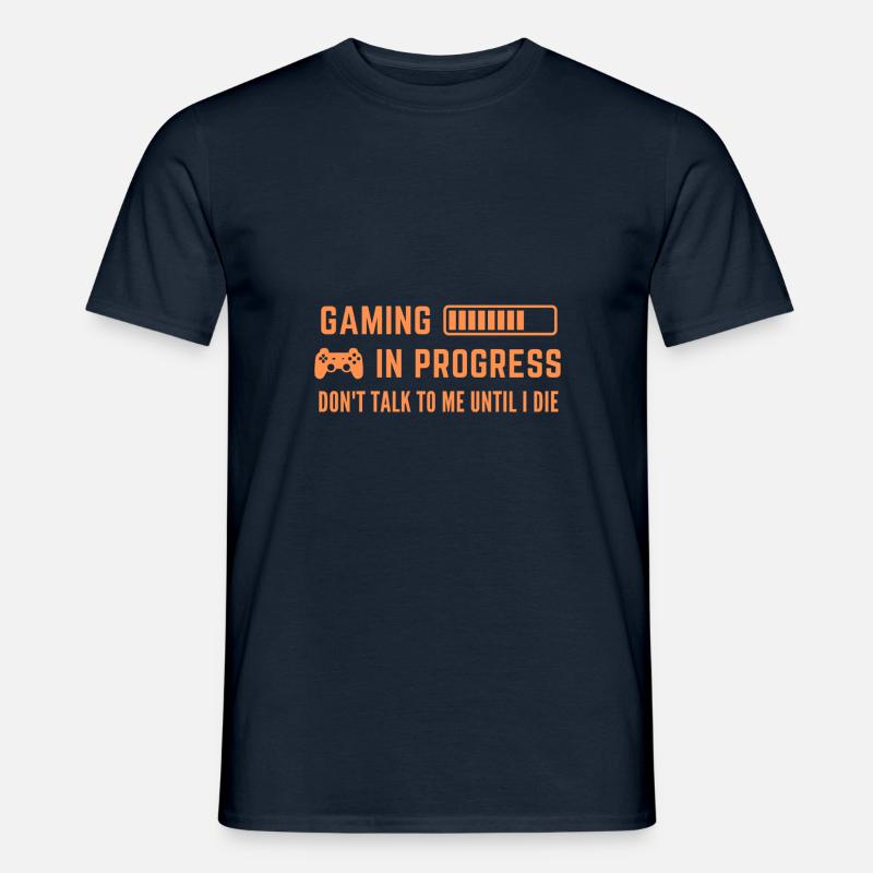 Gaming In Progress - Männer T-Shirt - Navy