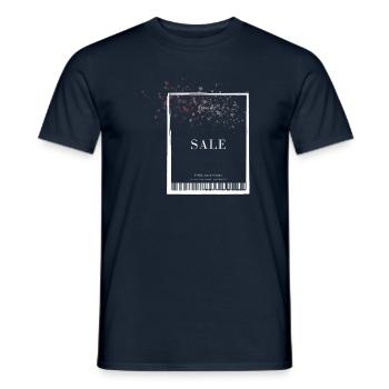 BLOOM - Männer T-Shirt - Navy - Vorne - AI Model Male 178 light (178cm)