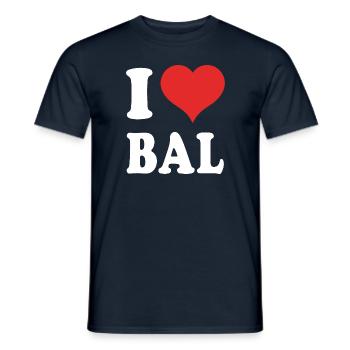 Baltimore - Men's T-Shirt - navy - Front - AI Model Male 178 light (178cm)