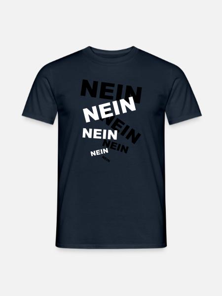 NEIN! - Männer T-Shirt - Navy