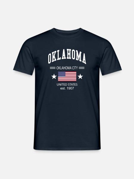 Oklahoma - Men's T-Shirt - navy
