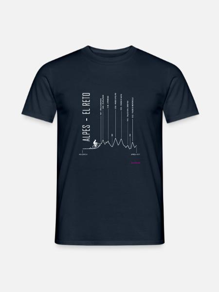 ZURICH APRICA for black - Men's T-Shirt - navy