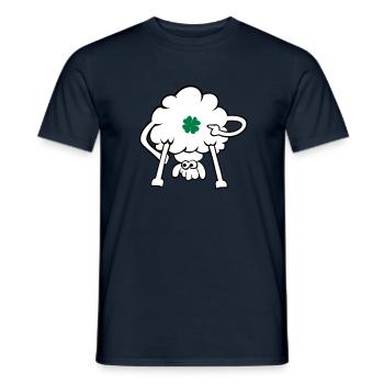 kiss me, I'm Irish - Men's T-Shirt - navy - Front - AI Model Male 178 light (178cm)