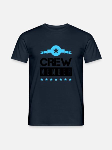 Crew Member - Men's T-Shirt - navy