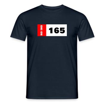 OVER IS 165 - SA-INT - Es ist vorbei - Männer T-Shirt - Navy - Vorne - AI Model Male 178 light (178cm)
