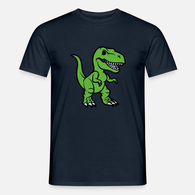 T Rex Comic dinosaurier - Männer T-Shirt - Navy