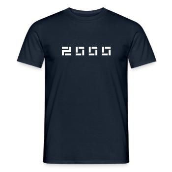 Année de naissance Né(e) - Fabriqué en 2000 - T-shirt homme - marine - Devant - AI Model Male 178 light (178cm)