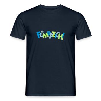 50. Fuempfzich - 3c - Männer T-Shirt - Navy - Vorne - AI Model Male 178 light (178cm)