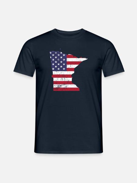 Minnesota - Men's T-Shirt - navy