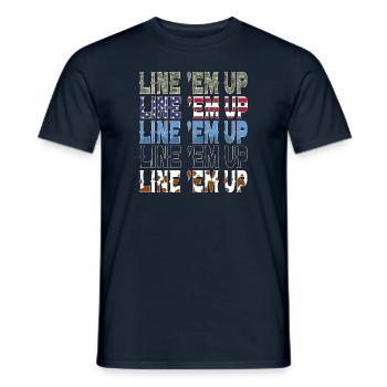 Howdy Country Southern Rodeo - Men's T-Shirt - navy - Front - AI Model Male 178 light (178cm)