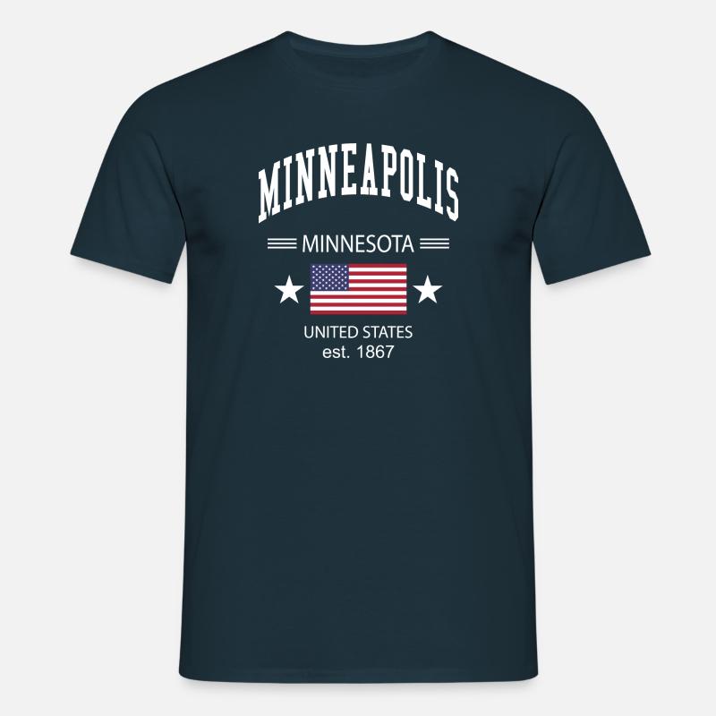 Minneapolis - Men's T-Shirt - navy