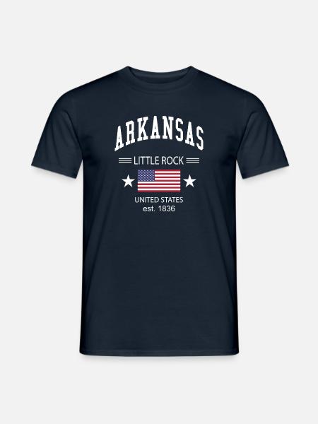 Arkansas - Men's T-Shirt - navy