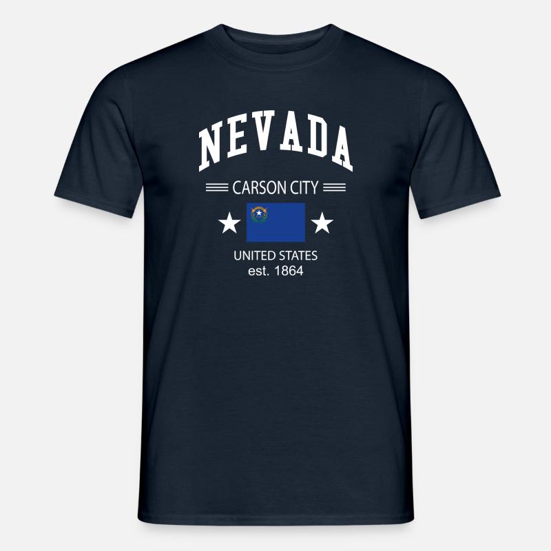 Nevada - Männer T-Shirt - Navy