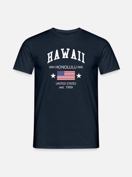 Hawaii - Männer T-Shirt - Navy