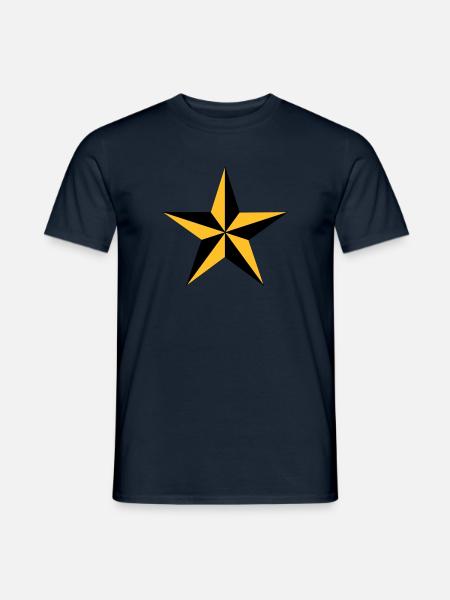 Nautical Star - Men's T-Shirt - navy