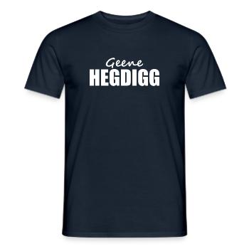 Sächsisch - Dialekt - Spruch - Männer T-Shirt - Navy - Vorne - AI Model Male 178 light (178cm)