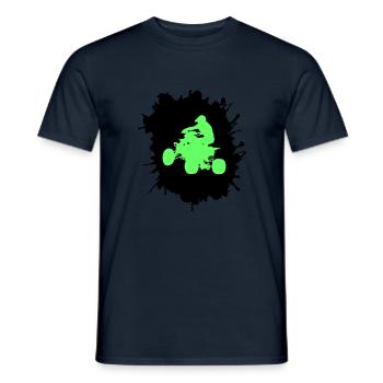 Blobs de pilote quadruple - T-shirt homme - marine - Devant - AI Model Male 178 light (178cm)