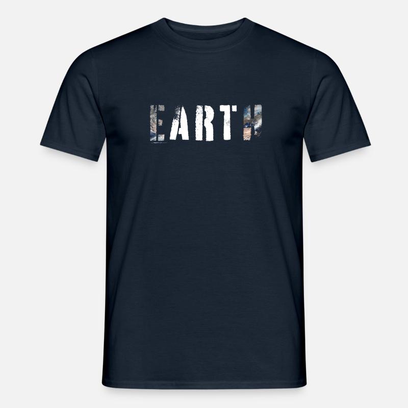 ERDKUNST - Männer T-Shirt - Navy