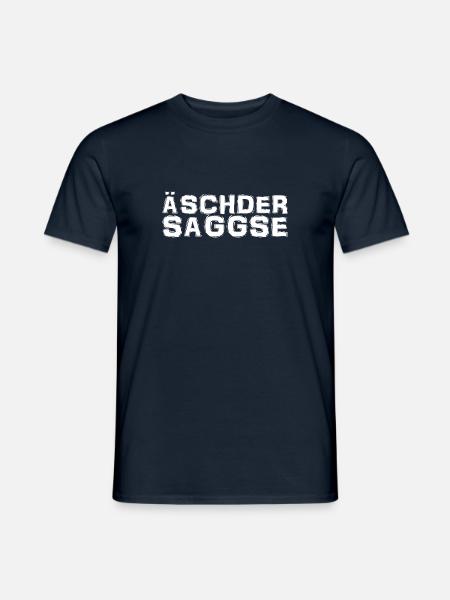 Sächsisch - Dialekt - Spruch - Männer T-Shirt - Navy
