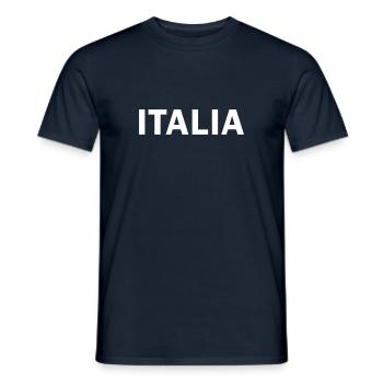 Italia - Männer T-Shirt - Navy - Vorne - AI Model Male 178 light (178cm)