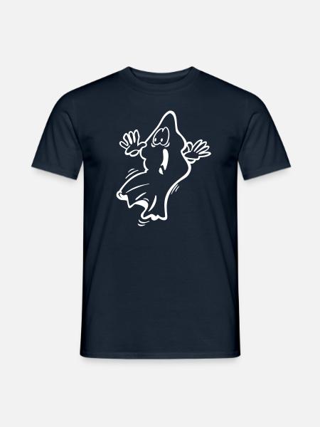 Ghost Geist gespenst - Männer T-Shirt - Navy