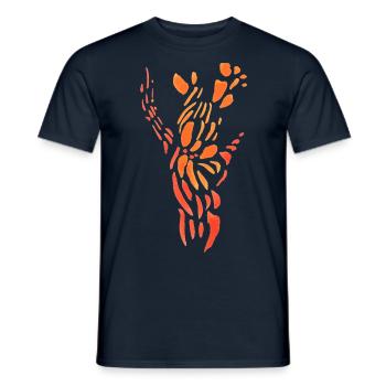 Baum Ornament - Männer T-Shirt - Navy - Vorne - AI Model Male 178 light (178cm)
