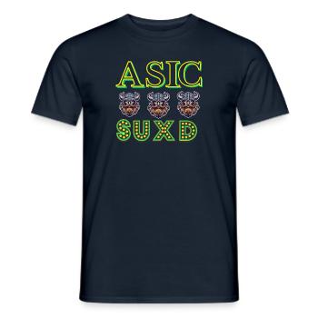 Tshirt Design - Männer T-Shirt - Navy - Vorne - AI Model Male 178 light (178cm)