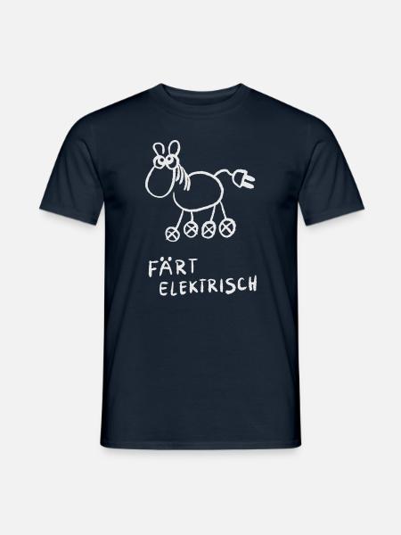 Färt Elektrisch - Männer T-Shirt - Navy