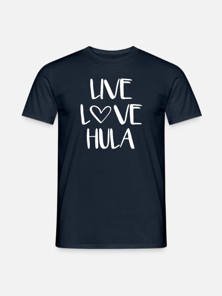 Live Love Hula - T-shirt homme - marine
