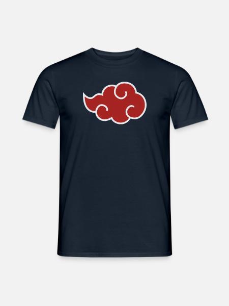 Naruto Shippuden Akatsuki Cloud - T-shirt uomo - navy