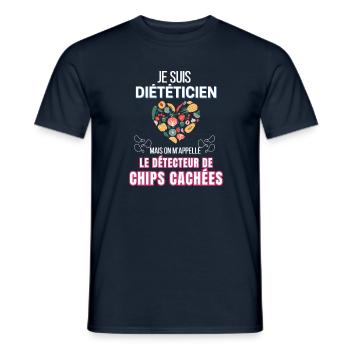 Je suis diététicien - T-shirt homme - marine - Devant - AI Model Male 178 light (178cm)