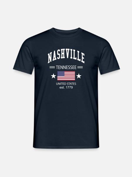 Nashville - T-shirt homme - marine