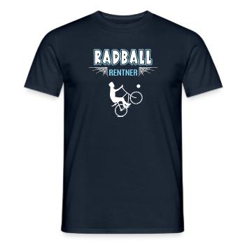 Radball Rentner Radballer Ruhestand Radsport Sport - Männer T-Shirt - Navy - Vorne - AI Model Male 178 light (178cm)
