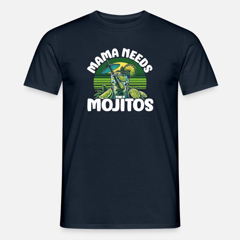 Mama needs Mojitos - Men's T-shirt - navy