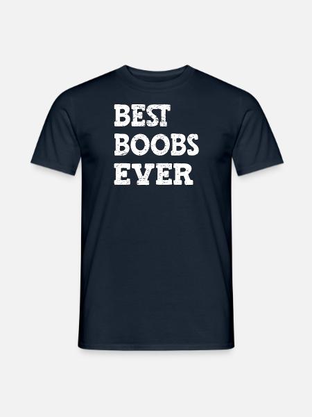 Best Boobs Ever - Men's T-Shirt - navy