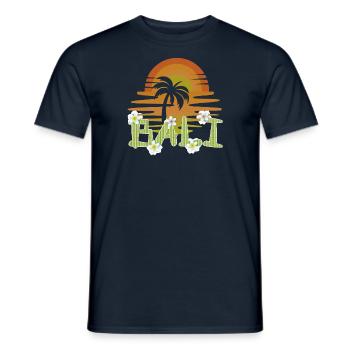 Bali - Indonesien - Männer T-Shirt - Navy - Vorne - AI Model Male 178 light (178cm)