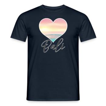 Bali - Indonesien - Männer T-Shirt - Navy - Vorne - AI Model Male 178 light (178cm)