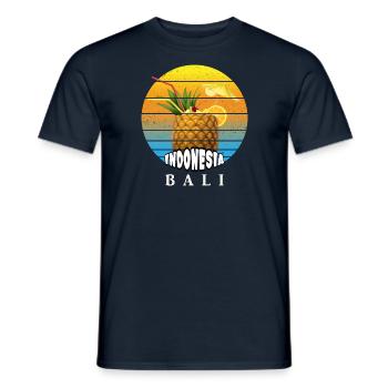 Bali - Indonesien - Männer T-Shirt - Navy - Vorne - AI Model Male 178 light (178cm)