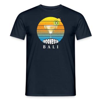 Bali - Indonesien - Männer T-Shirt - Navy - Vorne - AI Model Male 178 light (178cm)