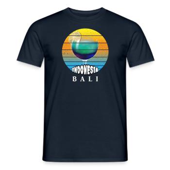 Bali - Indonesien - Männer T-Shirt - Navy - Vorne - AI Model Male 178 light (178cm)