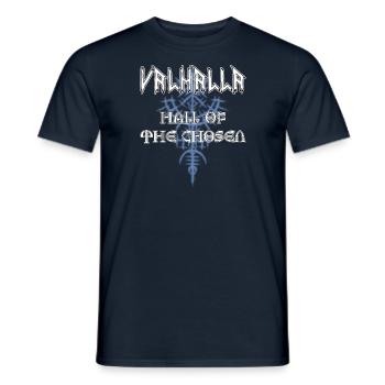 Valhalla - Salle des élus - T-shirt homme - marine - Devant - AI Model Male 178 light (178cm)