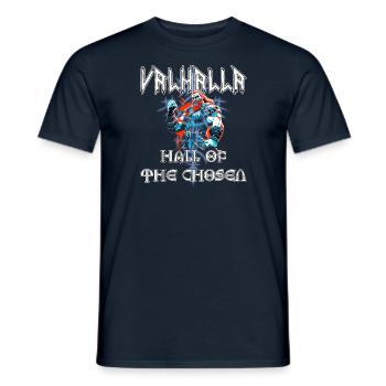 Valhalla - Salle des élus - T-shirt homme - marine - Devant - AI Model Male 178 light (178cm)