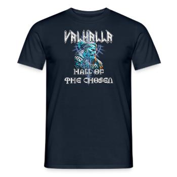 Valhalla - Salle des élus - T-shirt homme - marine - Devant - AI Model Male 178 light (178cm)